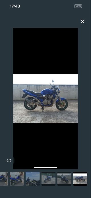 Suzuki Bandit 600 GSF Azul