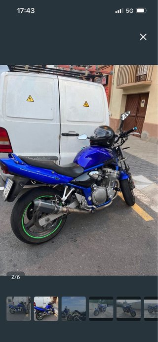 Suzuki Bandit 600 GSF Azul