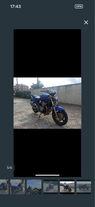 Suzuki Bandit 600 GSF Azul