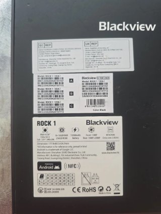 Blackview ROCK 1 256GB Negro