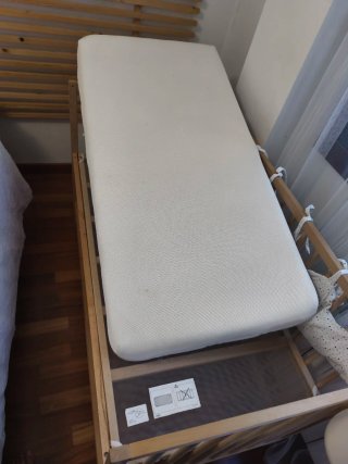 Cuna Ikea Sniglar + Colchón Skönast + Lote Textil