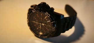Reloj Parnis Chronograph Negro