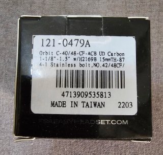 Dirección FSA Integrada 1-1/8-1.5 Carbono para MTB