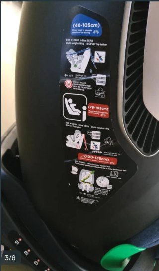 Silla coche Miophy Grupo 1/2/3