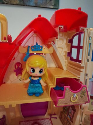 Conjunto Pin y Pon: Helicóptero, Casa y Furgoneta