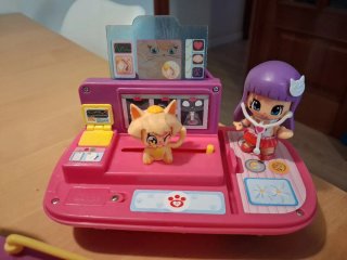 Conjunto Pin y Pon: Helicóptero, Casa y Furgoneta