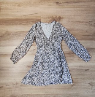 Vestido floral manga larga