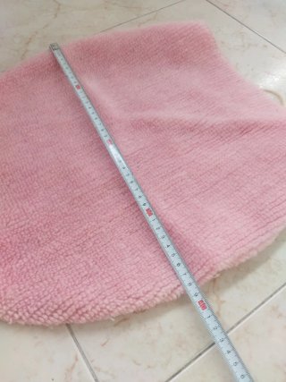 Lote 3 alfombras baño rosa