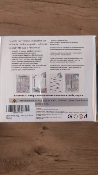Limpiacristales magnetico