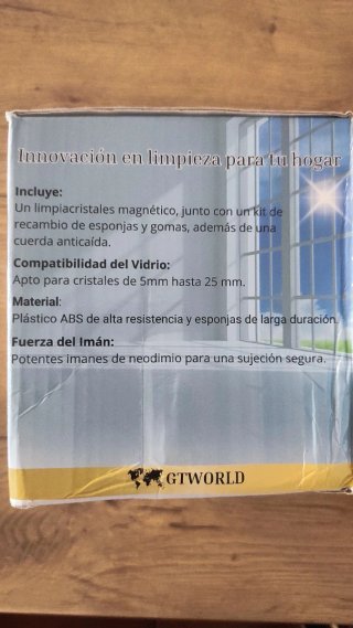 Limpiacristales magnetico