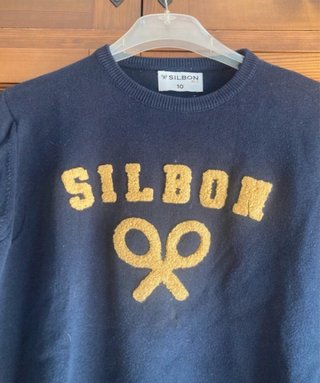 Jersey SILBON azul con logo tenis