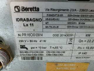 Calentador Beretta