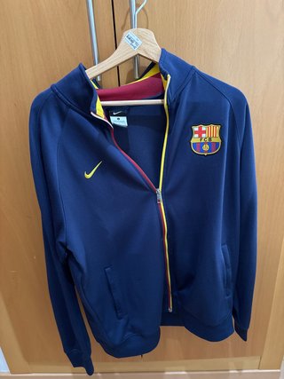 Chaqueta FC Barcelona Nike Azul y Roja