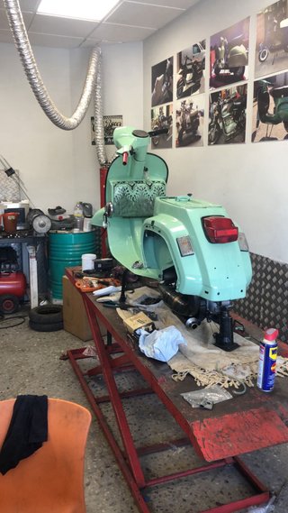 Vespa primavera PKS 125cc Verde
