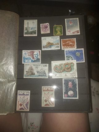 Colección sellos Mónaco antiguos