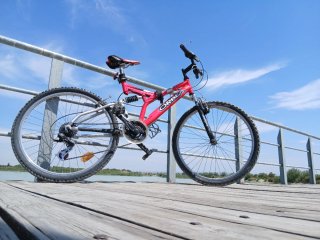 Bicicleta de Montaña Roja