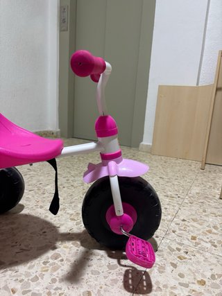 Triciclo infantil rosa 1-2 años