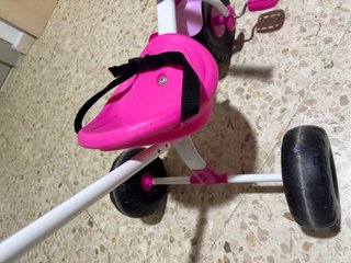 Triciclo infantil rosa 1-2 años