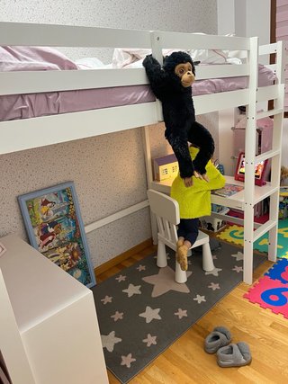 Cama infantil litera blanca