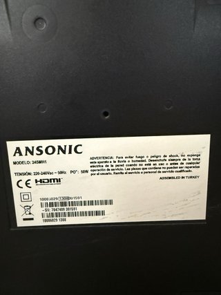 Televisor Ansonic 24 con HDMI
