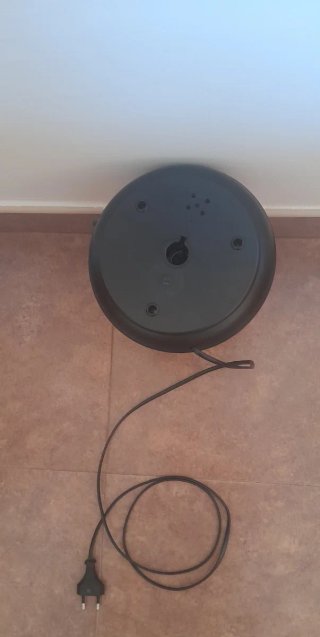 Lámpara rotativa naranja para fiestas