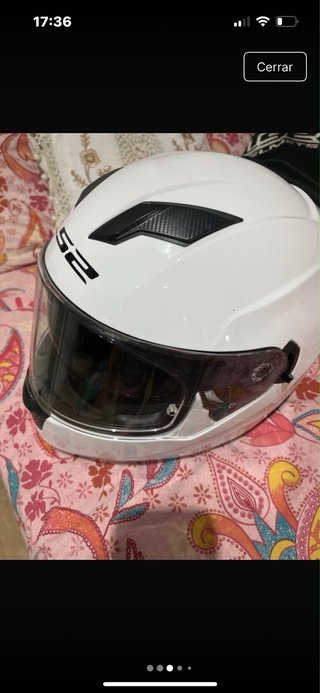 Casco Moto L52 Blanco Muy Poco Usado talla XS