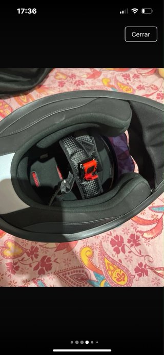 Casco Moto L52 Blanco Muy Poco Usado talla XS