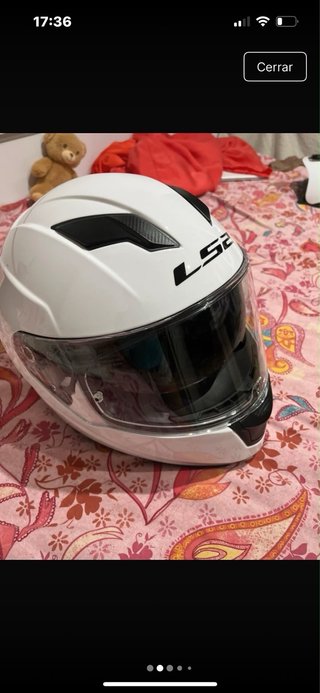 Casco Moto L52 Blanco Muy Poco Usado talla XS