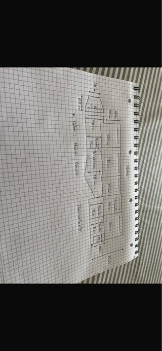 Sofá modular de tela marrón