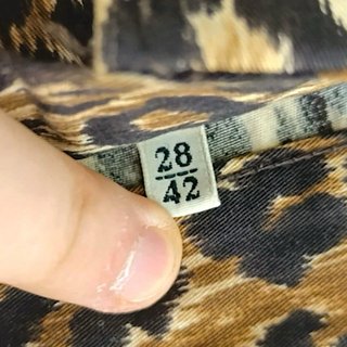 Pantaloni Cargo Dolce & Gabbana Leopardati Tg 42