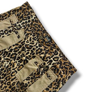 Pantaloni Cargo Dolce & Gabbana Leopardati Tg 42