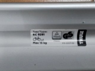 Portabicicletas Thule Bola 3/4 Bicis