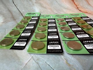 Pilas Maxell CR2025 3V - Made in Japan (5 unidades
