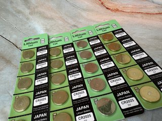 Pilas Maxell CR2025 3V - Made in Japan (5 unidades