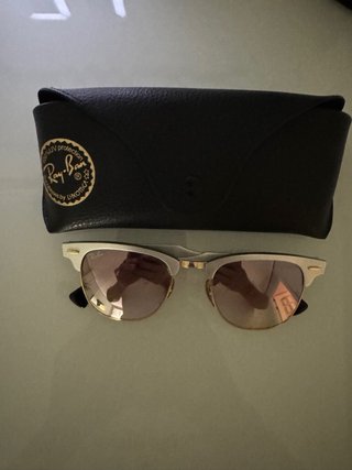 Gafas Ray-Ban Clubmaster Rosa y Plateadas