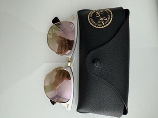 Gafas Ray-Ban Clubmaster Rosa y Plateadas