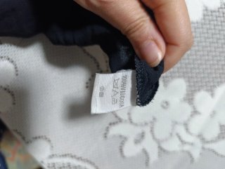 Vestito donna nero con righe