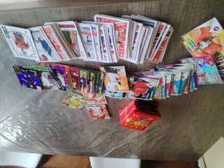 Lote cromos y sobres fútbol Panini
