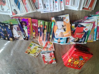 Lote cromos y sobres fútbol Panini