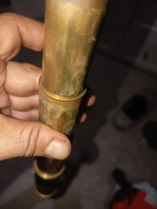 Catalejo latón de bolsillo Sxix 7 tramos raro