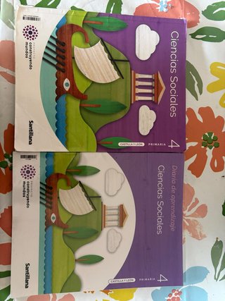 Libros de Ciencias Sociales 4ºprimaria santillana
