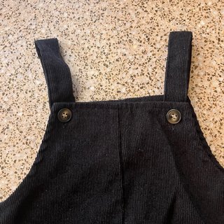 Vestido Pana Negro Niña