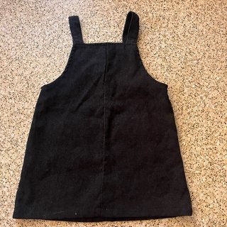 Vestido Pana Negro Niña