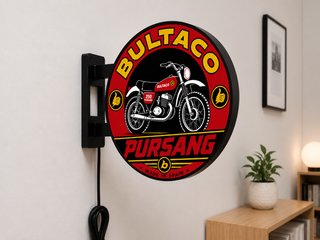 Cartel Luminoso Bultaco Pursang 250