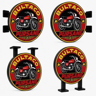 Cartel Luminoso Bultaco Pursang 250