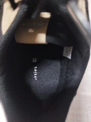 Zapatillas Lefties Talla 40 Negro y Beige