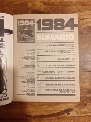Cómic zona 84, cómic 1984
