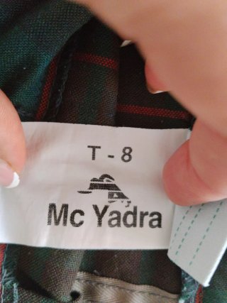 Falda Plisada Colegio Talla 8