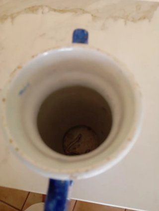 Jarrón Cerámica Talavera Grifo Azul