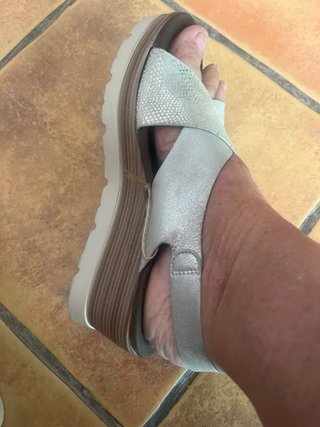 Sandalias XTI Talla 40/Plateadas